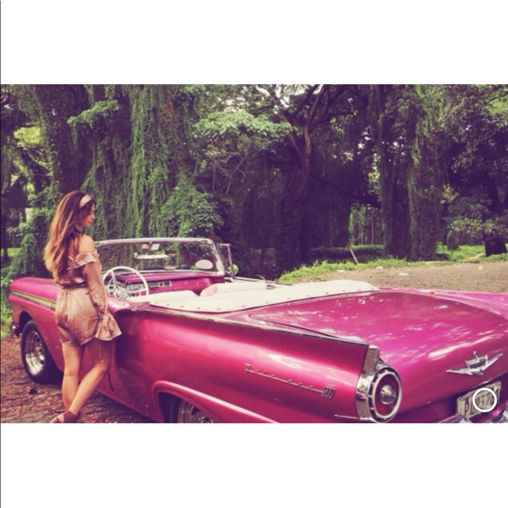 Blush, nude, playsuit. Sabo skirt. Romper